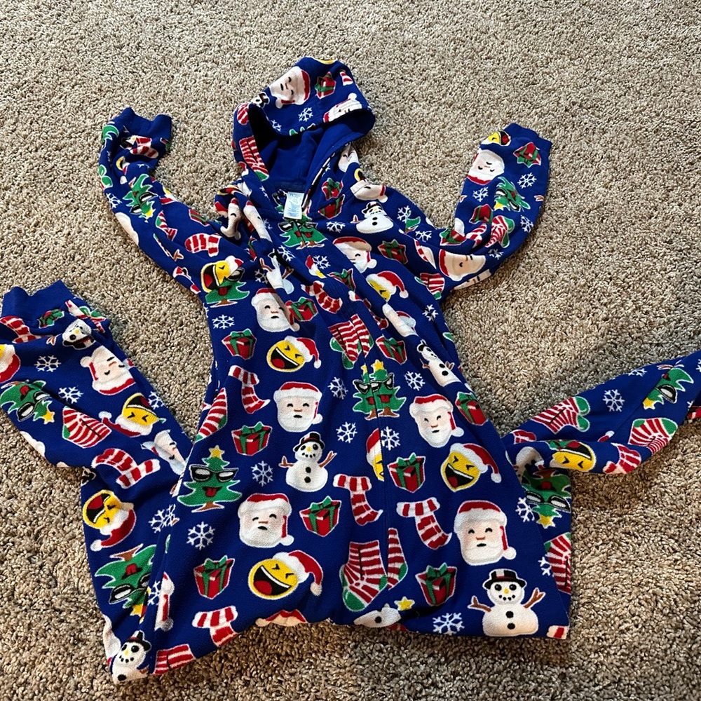 Kid’s Christmas Pajamas; size 10/12